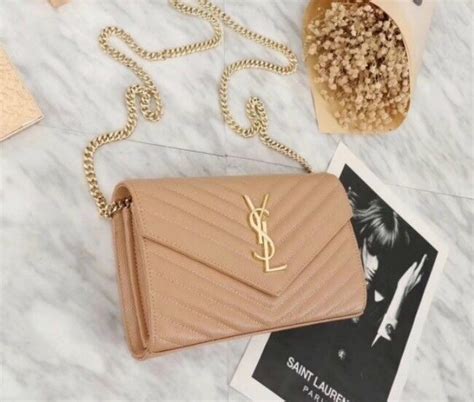 ysl nude envelope bag